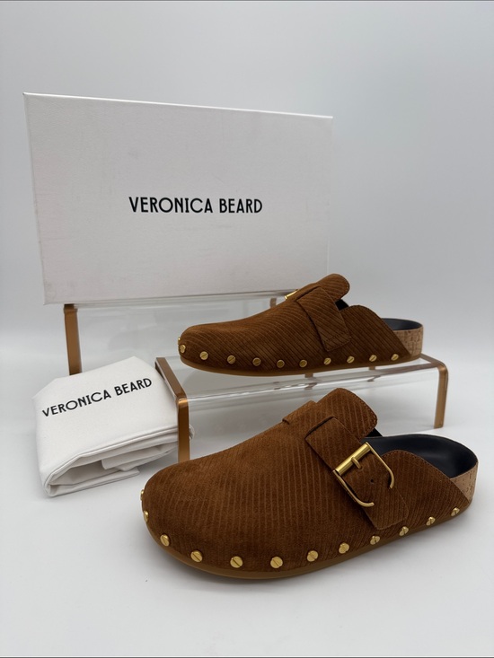Veronica Beard Shoes - Veronica Beard Fern Clog Hazelwood Size 8